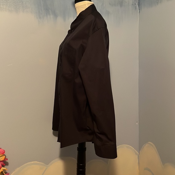 Dockers long sleeve men’s black 100%cotton button down dress shirt size XL, $18 - Picture 3 of 6